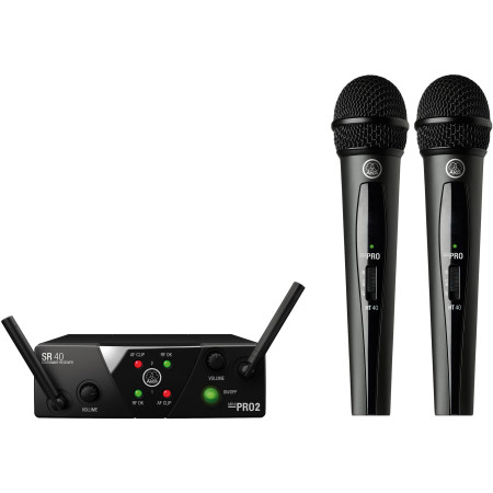 Anúncio: MICROFONE AKG WMS-40MINI C/2 VOCAL