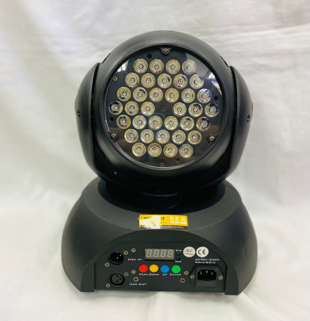 Anúncio: MOVING DIGI-LIGHT YR-680B 3W*X36 LED 12CH