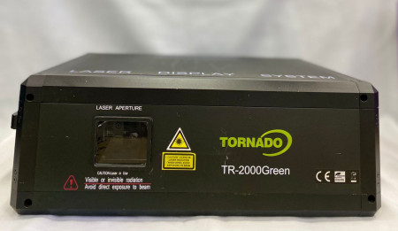 Anúncio: LASER TORNADO TR-2000G 2W VERDE ILDA