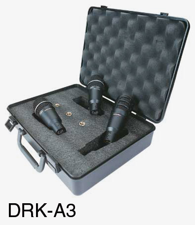 Anúncio: SUPERLUX MIC KIT BAT DRK-A3 3PCS