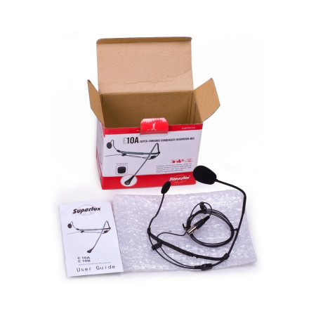 Anúncio: SUPERLUX MIC E10-ATQG CABECA MIN XLR