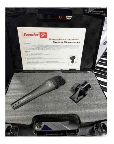 Anúncio: SUPERLUX MIC FI-10 VOCAL SONATA