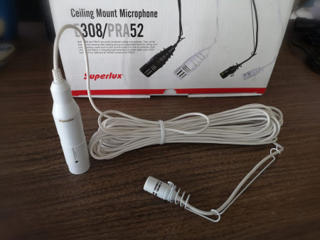 Anúncio: SUPERLUX MIC PRA-52W CORAL/SOPRO/ACOUSTIC