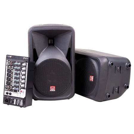 Anúncio: SUPERLUX PORTABLE PA SP-108 2CX 8P 110V OU 220V