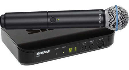 Anúncio: MICROFONE SHURE BLX24/BETA58 MANO