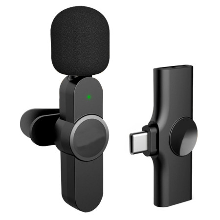 Anúncio: MICROFONE BLG S/FIO B-60C P/CELULAR TIPO-C