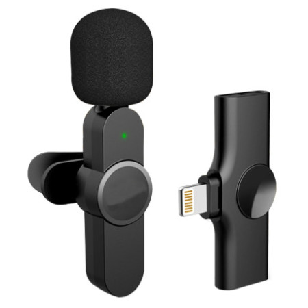 Anúncio: MICROFONE BLG S/FIO B-50L P/CELULAR TIPO-LIGHTNING