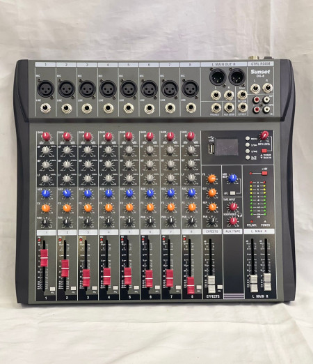 Anúncio: MESA  SUNSET DX-8 8CH USB / BLUETOOTH