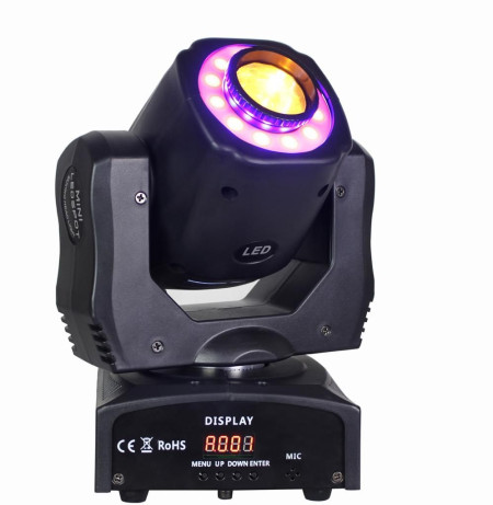 Anúncio: MOVING SPOT DIGI-LIGHT 60W ARO LED RGB