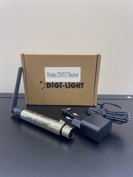 Anúncio: TRANSMISSOR DIGI LIGHT DMX S/FIO (RECEIVER)