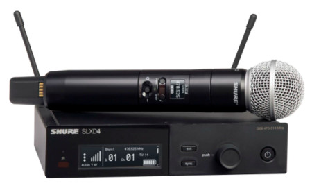 Anúncio: MIC.SHURE SLXD24+/SM58 NOVO