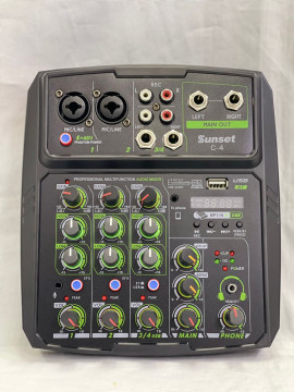 MESA SUNSET C-4 4CANAIS USB / BLUETOOTH