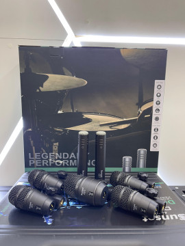 MICROFONE SUNSET DS-7 KIT P/BATERIA C/7PC C/CASE