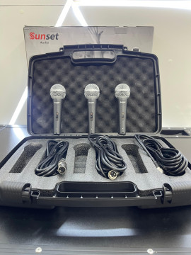 MICROFONE SUNSET WR-03 KIT C/3