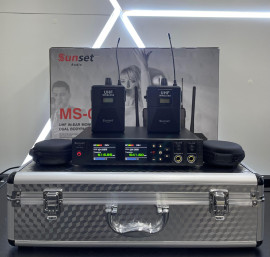 TRANSMISSOR IN-EAR SUNSET MS-02 C/2 BT C/CASE